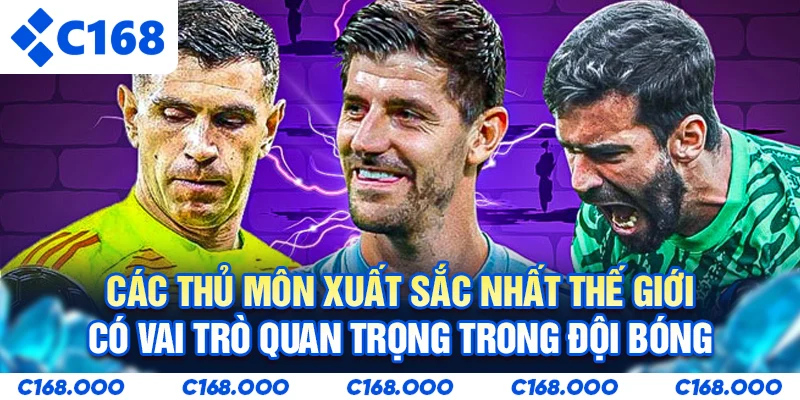 Các thủ môn xuất sắc nhất thế giới có vai trò quan trọng trong đội bóng