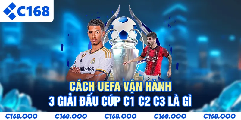 Cách UEFA vận hành 3 giải đấu cúp C1 C2 C3 là gì