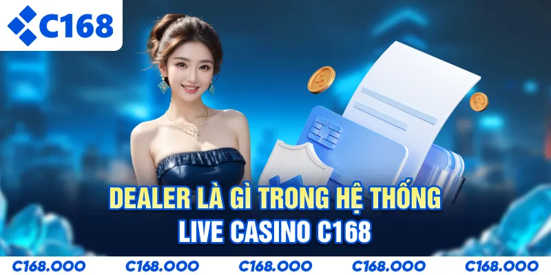 Dealer là gì trong hệ thống live casino C168