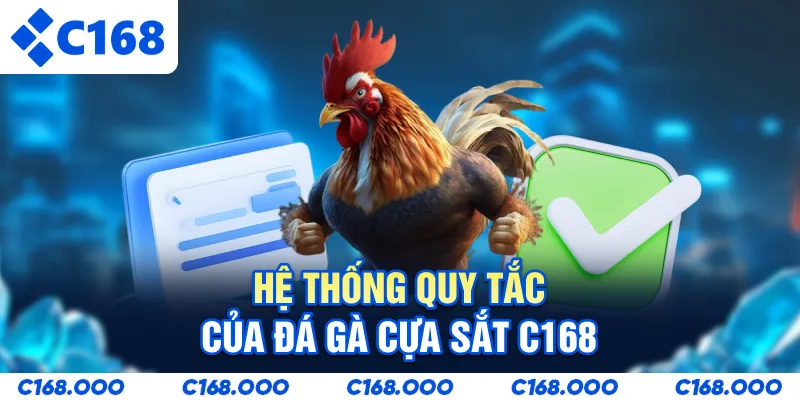 Hệ thống quy tắc của đá gà cựa sắt C168