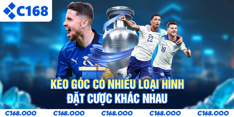 Kèo góc có nhiều loại hình đặt cược khác nhau