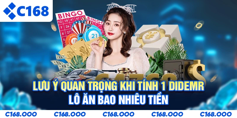 Lưu ý quan trọng khi tính 1 điểm lô ăn bao nhiêu tiền