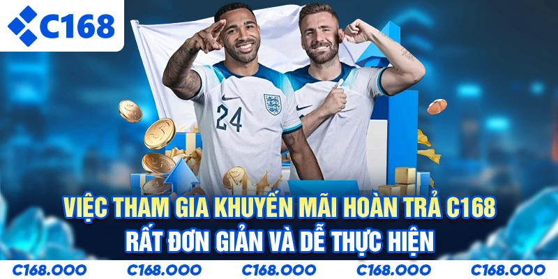 Việc tham gia Khuyến mãi hoàn trả C168 rất đơn giản và dễ thực hiện